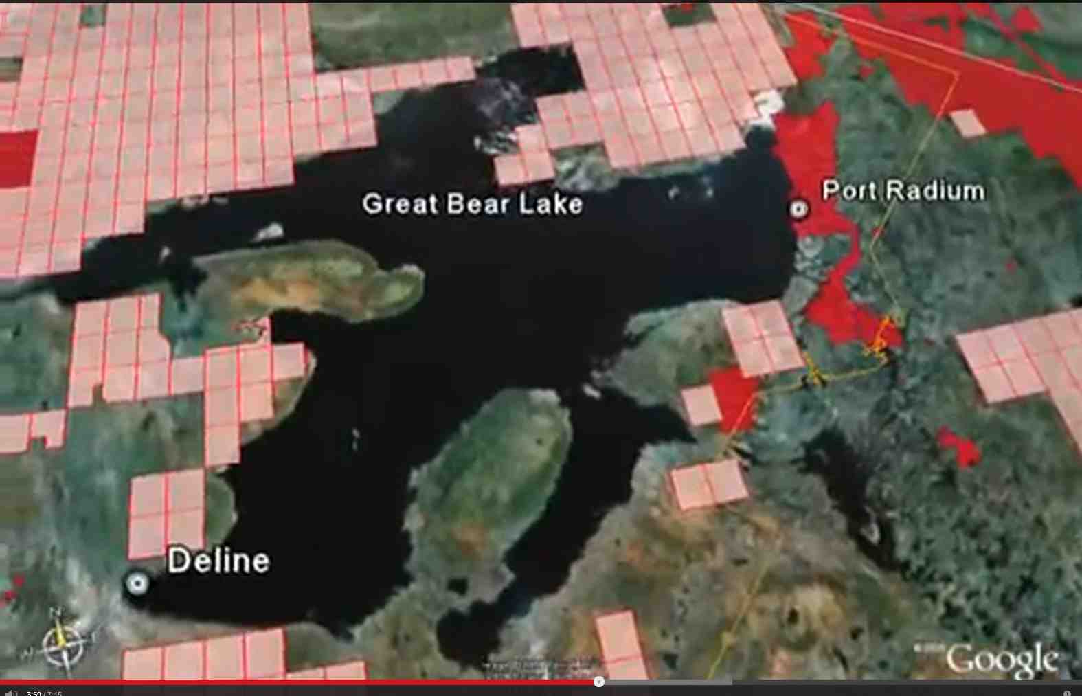 Uranium staking rush Great Bear Lake